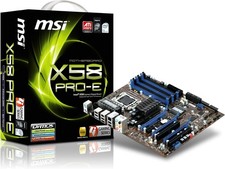 MSI X58 PRO Mainboard | LGA 1366 | Intel Core | 6x DDR3 DIMM | SPDIF | ATX | LAN