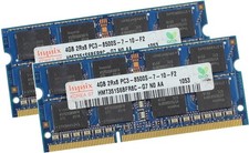 8GB 2x 4GB DDR3 Hynix Ram