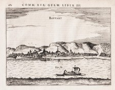Boppard Rhein Rheinland-Pfalz Kupferstich engraving Bertius 1616 327485