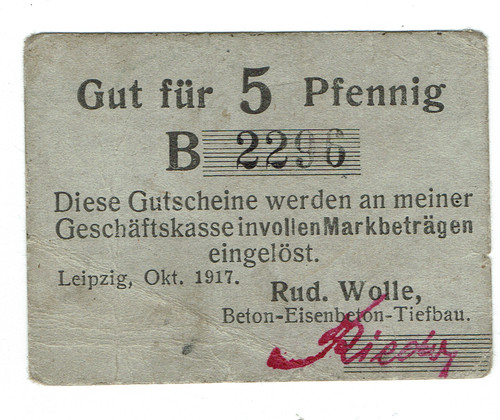 Leipzig baugeschäft rud - baugeschäft, rud.wolle