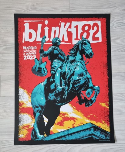 Blink182 poster madrid spain - -,