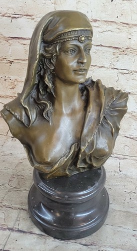 Echt bronze metall büste - echt,