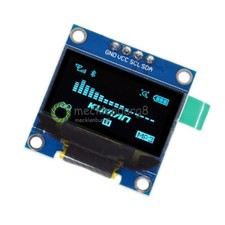 Blue 0.96" 128X64 OLED I2c IIC