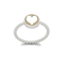 UVP 59,90€ - DUR Schmuck Ring LIEBE Strandsand Silber 925/- rhodiniert (R5188)