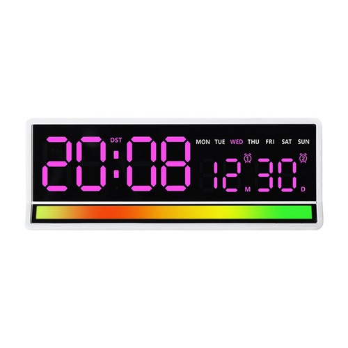Stylische led uhr mit - led,
