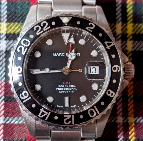 Marc sons gmt 42mm mit - sons,
