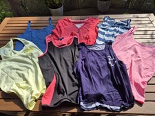Damen Paket T Shirts Tops Konvolut , Sport Top, Strand, Gr. 40