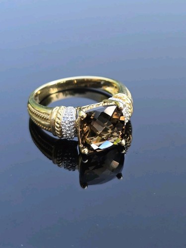 Ring mit rauchquarz oder - mit,