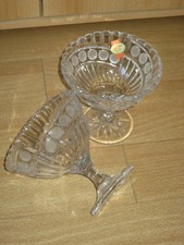 2 x Bleikristallschalen