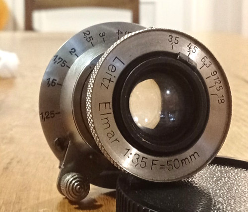 Leica elmar nickel 3 5 - nickel, f