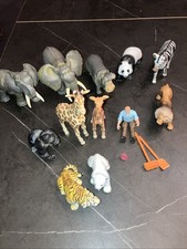 10 Schleich Tiere Zoo Pfleger