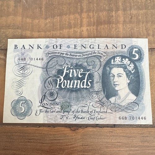 Bank england 5 elizabeth - of,