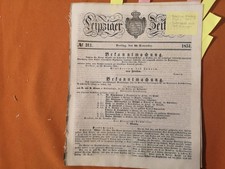 RK/ 1851 Leipzig Zeitung 311