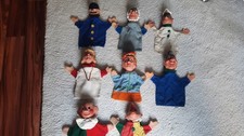 8 Stück Kasperpuppen, Handpuppen DDR für das Puppentheater