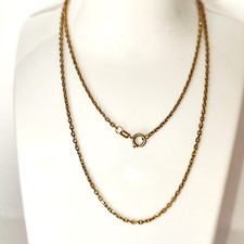 hochwertige Goldkette 62 cm Ankerkette  gefeilt  333 = 8 Kt  Gelbgold gepunzt OS