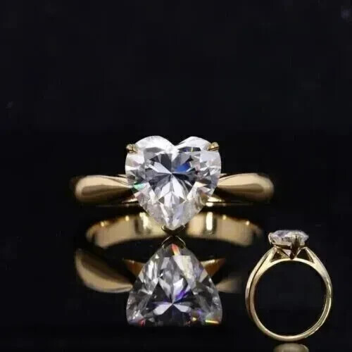 Diamond lab created 2ct heart - 2ct,