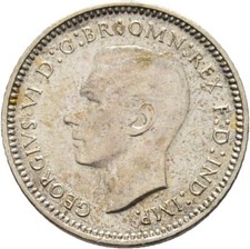 Australien pence 1942 - australien, silber