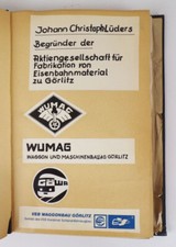 Dokumentation WUMAG Görlitz 1966 Fotos Mitarbeiter DDR Urkunden Tagebuch