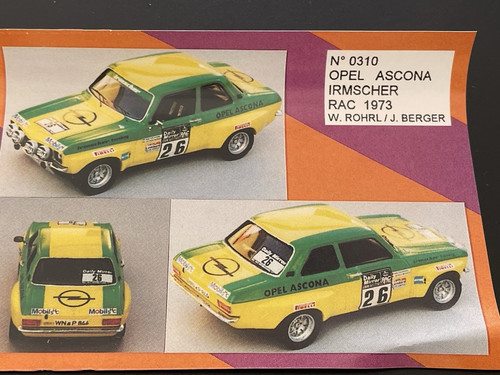 509 opel ascona irmscher - opel,