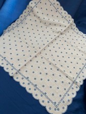 Tischdecke Querdecke Leinenoptik ca. 80 x 80 cm Vintage Shabby TOP