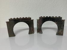 N) Faller 557 - Tunnelportal 2 gleisig für Spur H0 - 2 Stück - siehe Fotos