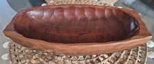 Vintage massive holzschale - vintage,