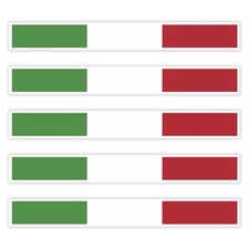 ITALIEN Aufkleber Auto Fahne Flagge KFZ Motorrad Boot FanShirts4u