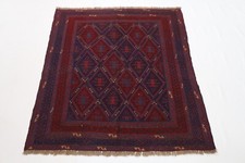 4 x 4 Fuß Roter Teppich Kelim