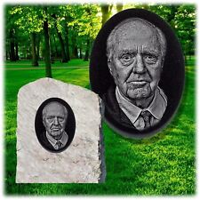  GRANITPLATTE Grabplatte Oval