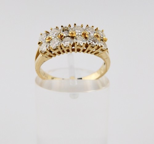 Luxus gelbgold ring - luxus,