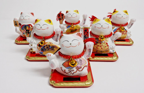 Solar winkekatze maneki neko - maneki,