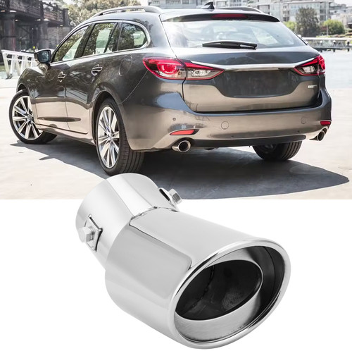 63mm oval auto auspuffblende - 63mm,