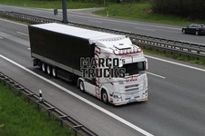 LKW Foto Scania S-series Planensattelzug Deutschland weiß Lohmann Italien #h4xi