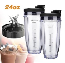 Mixer Ersatzteile für Ninja Küchenmaschine&Mixer CB350EU,2x Tassen mit Hülsen