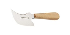 Bohle Bleimesser Don Carlos Klingenlänge 100 mm Viertelmond helles Holzheft