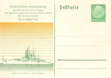 832186) DR Privat Ganzsache PP126 C26 Panzerkreuzer Graf Spee