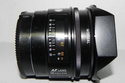 Minolta 16mm 8 fisheye - minolta,