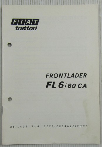Fiat trattori fl6 60ca - trattori,