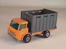 Matchbox Superfast Nr. 37 Cattle Truck orange m. Kühen schmale Hohlräder 1 #409