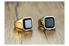 Ring Fingerring Herrenring Gold Silber Goldring Siegelring Edelstahl 62 64