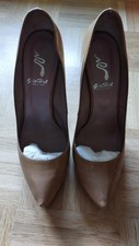 High Heels Pumps❤️❤️ Nude  Lackleder Größe 43 Italy ❤️❤️ Gio Hel ❤️Neuwertig