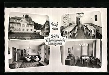 Eschenbach, S.S.W. Erholungsheim, Aussen- und Innenansichten, Ansichtskarte 