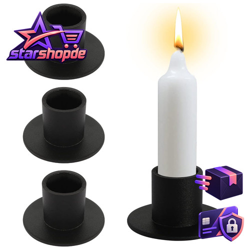 Kerzenständer schwarz - kerzenständer,