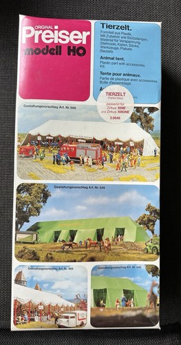 Preiser tierzelt 646 bausatz - preiser,