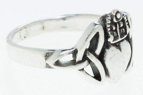 Irischer ring claddagh - claddagh, silber