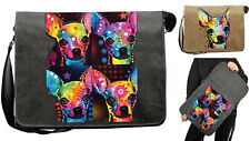 Chihuahua Tasche Umhängetasche Schultertasche  Freizeittasche Hund Motiv Hunde