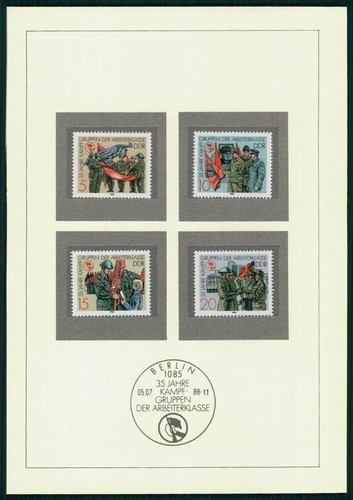 Ddr schmuckblatt 1988 - ddr,