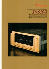 Faltblatt Accuphase P-6100  B563