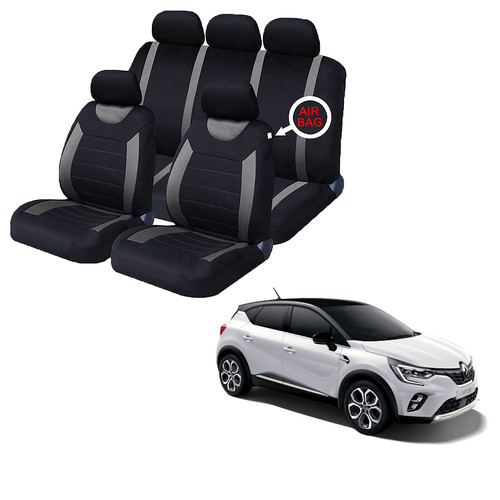 Für renault captur schwarz - schwarz, &