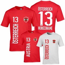 FanShirt ÖSTERREICH Trikot Kinder Druck Nummer Name Jersey WM ADLER FanShirts4u